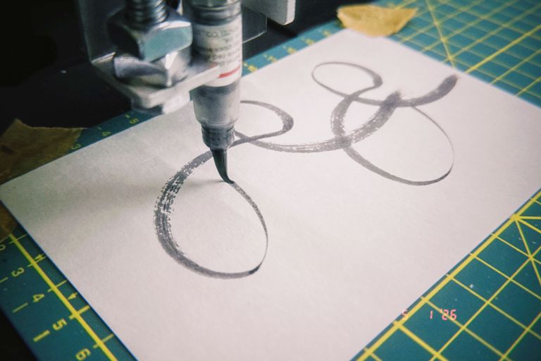 Artwork from project The Drawing Machine